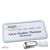 Namensschild mit Clip office Hängerclip | hellgrau | 75 x 37 mm