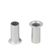 Klick-Ösen, 100 - 130 Blatt, silber 14 mm