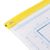 HELE Planschutztaschen, mit Gleitverschluss, transparent A0 Oversize 
