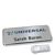 Namensschild Icon® "alu-complete" chrom  | smag® Magnet 