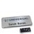 Namensschild Icon® "alu-complete" chrom  | smag® Magnet, extra stark 