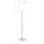 Plakatrahmen mit Standfuß und Halterung (Set) A5 transparent  | Standfläche: grau  | Aluminiumstange verstellbar von 600 - 900 mm
 
