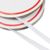 Klettband selbstklebend, Set aus 25 m Flauschband und 25 m Hakenband 20 mm | weiß 