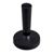 Gummierte Magnete mit Griff mit Gewindebuchse | 31 mm | schwarz