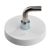 Gummierte Magnete mit Haken, L-Form 31 mm | weiß 