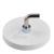 Gummierte Magnete mit Haken, L-Form 43 mm | weiß 