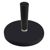 Gummierte Magnete mit Griff mit Gewindebuchse | 66 mm | schwarz
