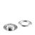 Planenösen, rostfrei, selbstschneidend, Messing Rundösen #3 (⌀ 11,3 mm)  | silber 