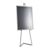 Mobile Staffelei aus Aluminium mit Klapprahmen  weiß  | 1500 mm | A1 594 x 841 mm 