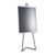 Mobile Staffelei aus Aluminium mit Klapprahmen  silber  | 1500 mm | A1 594 x 841 mm 