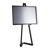 Mobile Staffelei aus Aluminium mit Klapprahmen  schwarz  | 1000 mm | A2 420 x 594 mm 