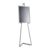 Mobile Staffelei aus Aluminium mit Klapprahmen  weiß  | 1500 mm | A2 420 x 594 mm 