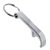 Flaschenöffner Aluminium silber 