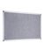 Pinnwand Filz mit Aluminiumrahmen, 60 x 90 cm grau 