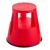 Rollhocker Kunststoff, 2 Stufen rot 