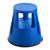 Rollhocker Kunststoff, 2 Stufen blau 