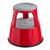 Rollhocker Metall, 2 Stufen rot 