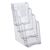 Prospekthalter Wand/ Stand, Polystyrol, transparent PTXC 4 x 1/3 A4 