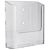 Wandprospekthalter, Polystyrol, transparent PTXD, 1 x A5  | transparent 
