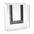 Wandprospekthalter magnetisch, Polystyrol, transparent PTXI, 1 x A5 