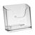 Prospekthalter, Polystyrol, transparent PTXE 1 x A6  | Hochformat 