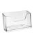 Prospekthalter, Polystyrol, transparent PTXE 1 x A6  | Querformat 