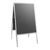 Kundenstopper A1 AIR-STOP, 25 mm Profil silber  | Gehrung 
