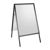 Kundenstopper A1 Outdoor SOLID-STOP 25 mm | Gehrung  | schwarz 