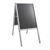 Kundenstopper A2 AIR-STOP, 25 mm Profil silber  | Gehrung 