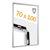 Brandschutzrahmen 70 x 100 mit PET Deckelblatt  | silber 