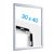 Klapprahmen Aluminium für Posterformate 300 x 400 mm 