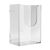 Wandprospekthalter, extra tief, Polystyrol, transparent PTXH, 1 x 1/3 A4 