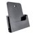 Prospekthalter Wand/ Stand, Polystyrol, transparent PTXD 1 x A4  | schwarz 