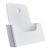 Prospekthalter Wand/ Stand, Polystyrol, transparent PTXD 1 x A5  | weiß 