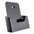 Prospekthalter Wand/ Stand, Polystyrol, transparent PTXD 1 x A5  | schwarz 