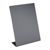 L-Aufsteller Kreidetafel, schwarz A5 - 148 x 210 mm  | Hochformat 