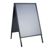Kundenstopper A1 AIR-STOP, 25 mm Profil schwarz  | Gehrung 