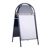 Kundenstopper A2 STEEL-STOP mit Topschild  | schwarz 