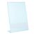 L-Aufsteller, PMMA (Acryl), transparent-grün A4