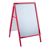 Kundenstopper A1 Outdoor SOLID-STOP 32 mm | Gehrung  | rot 
