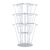 Tischprospekthalter JACKSON, drehbar, Metall, silber, 9 x A4 