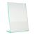 L-Aufsteller mit Glasoptik, PMMA (Acryl), transparent Hochformat | A6