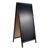 Kundenstopper Holz WOOD-STOP Lite XL, 64 x 136 cm schwarz 