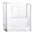 Wandprospekthalter, Polystyrol, transparent, Taymar 1 x A6  | Hochformat 