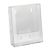 Prospekthalter Wand/ Stand, Polystyrol, Taymar 1 x A5  | Hochformat 
