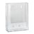 Wandprospekthalter, Polystyrol, transparent, Taymar 1 x A5  | Hochformat 