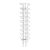 Wandprospekthalter JACKSON aus Draht, Metall, silber A5  | Hochformat  | 9 