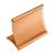 Tischaufsteller Alu gold | 120 x 80 mm