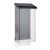 Flyerbox wetterfest mit Deckel, schwarz  1/3 A4 