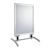 Kundenstopper SPIDER A1, windfest, 32 mm Profil, silber silber